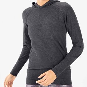FABLETICS Kinsley Seamless Long-Sleeve Hoodie Gray‎